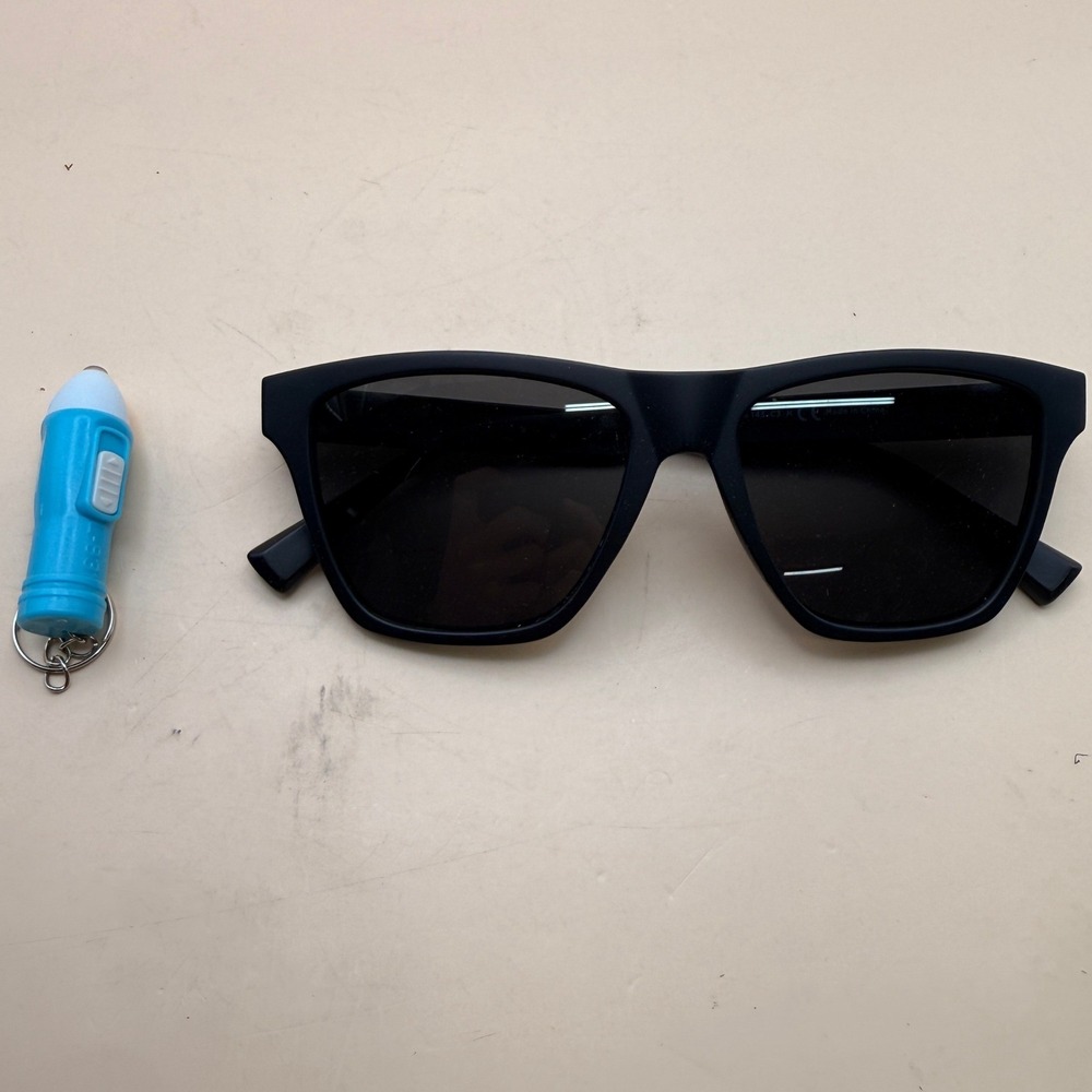 Hawkers Black Lightweight and Square Sunglasses for Men and Women